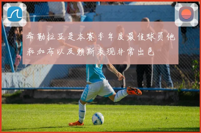 希勒拉亚是本赛季年度最佳球员他和加布以及赖斯表现非常出色